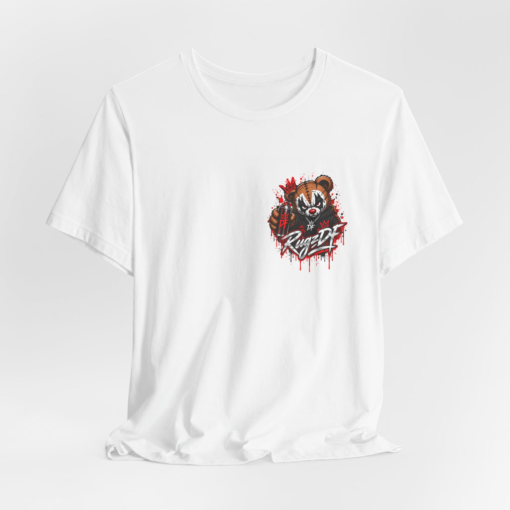 RugzDF Clown Bear Graphic Tee — Horror Streetwear T-Shirt