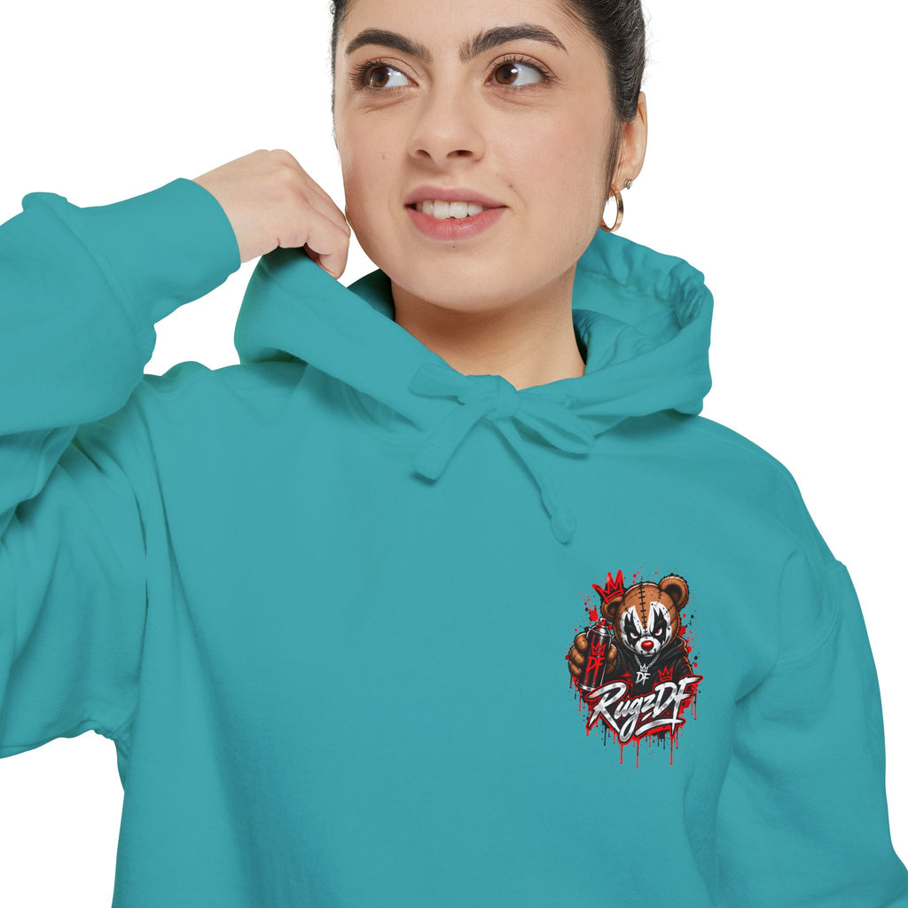 RugzDF Bear Graphic Hoodie – Front Chest Print