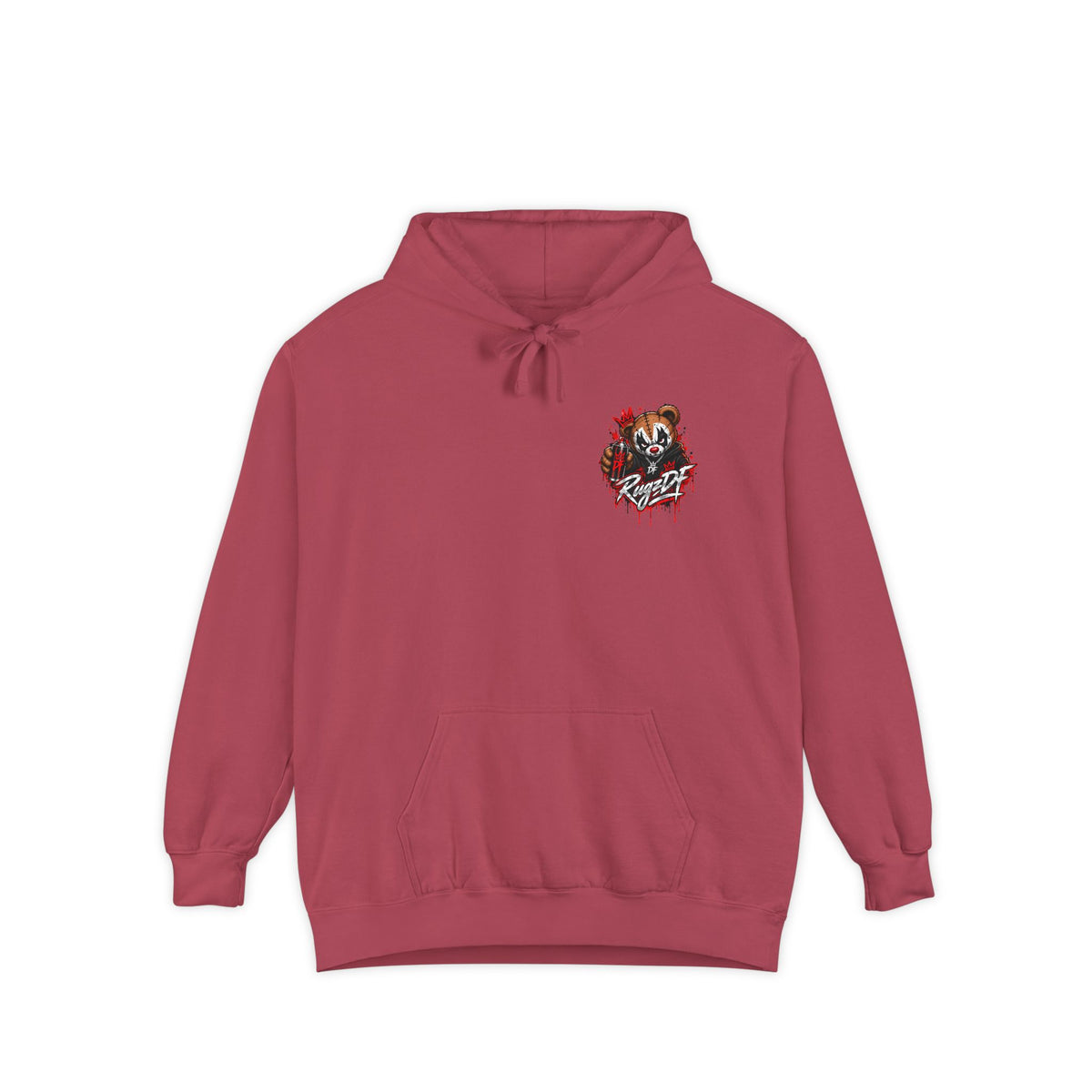 RugzDF Bear Graphic Hoodie – Front Chest Print