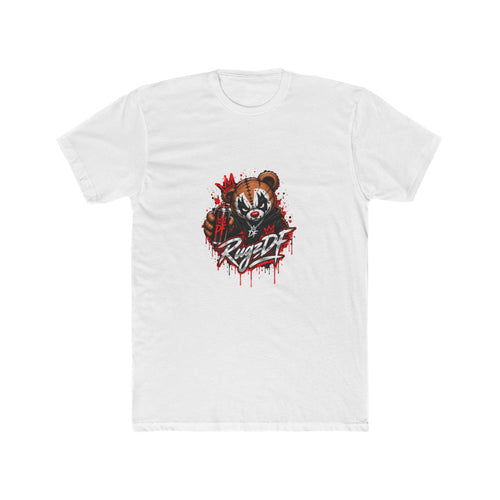 Menacing Bear Graphic Tee – "Rawr" Blood-Splatter Horror Shirt
