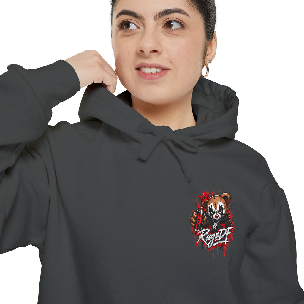 RugzDF Bear Graphic Hoodie – Front Chest Print